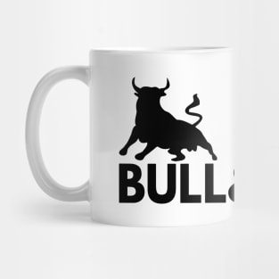 The Bull & Bear Artwork 3 (Black) Mug